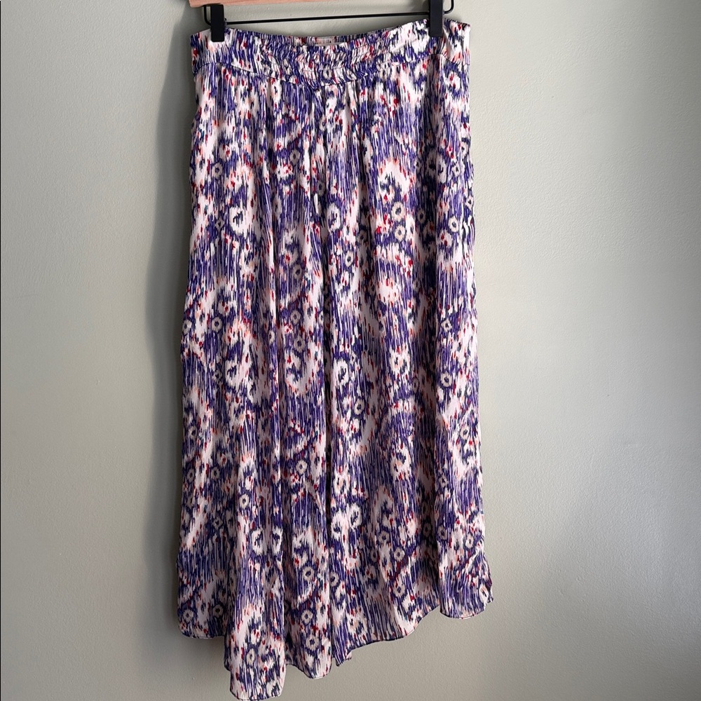 Isabel Marant Étoile Jupe Yeba asymmetrical maxi skirt Bohemian-style print silk - Picture 5 of 6